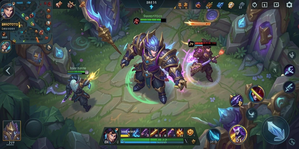 Tanpa batasan, BRIOTOTO menyuguhkan gameplay MOBA yang menegangkan.