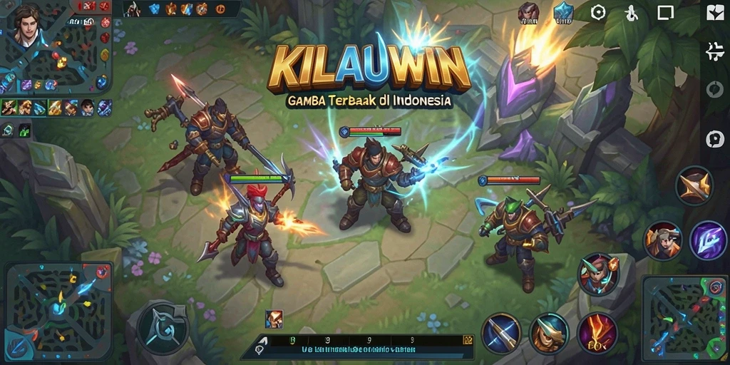 Screenshot KILAUWIN menampilkan aksi seru dalam permainan MOBA.